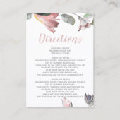 野素朴花結婚の 名刺 (正面)