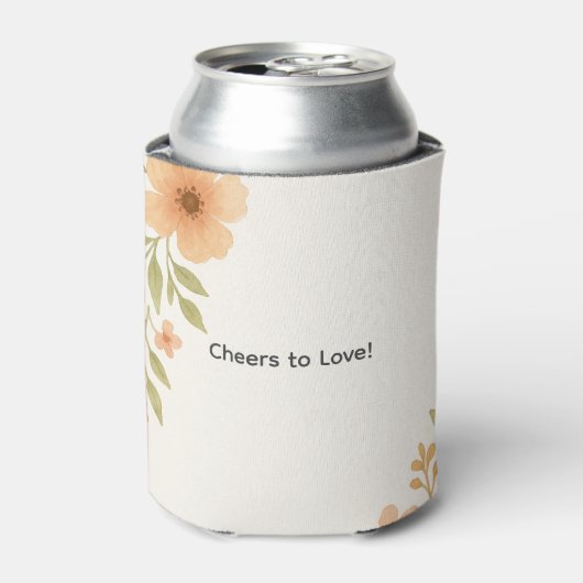 野素朴花結婚クーラーボックス 缶クーラー (缶正面)