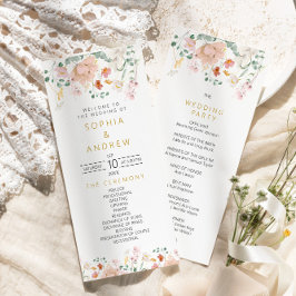 野素朴花結婚式 プログラム