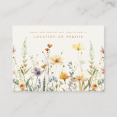 野素朴花結婚登録簿 エンクロージャーカード (正面)