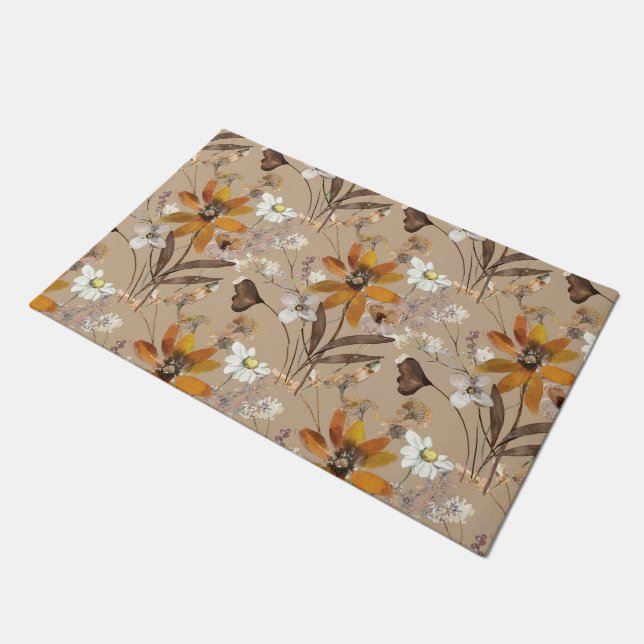 野素朴花 ドアマット (アングル)