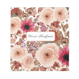 野素朴花 ノートパッド