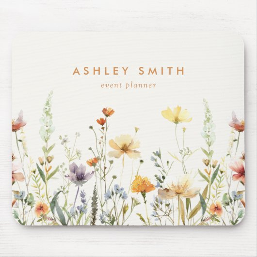 野素朴花 マウスパッド (正面)