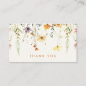 野素朴花 割引カード (正面)