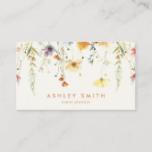 野素朴花 名刺 (正面)