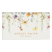 野素朴花 名札 (正面)