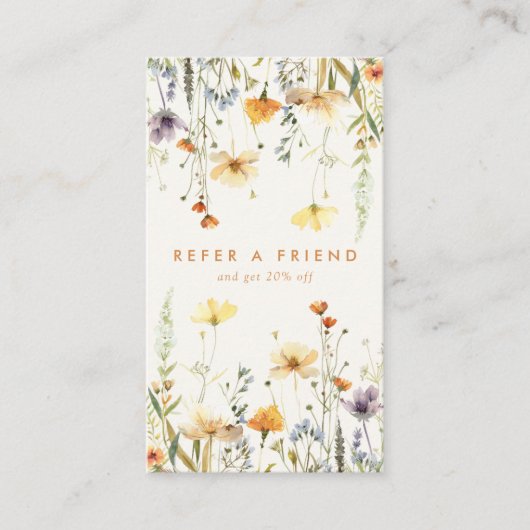 野素朴花 紹介カード (正面)