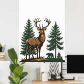 野素朴草植物紙ポスター ポスター (ホームオフィス)