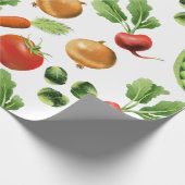 野素朴菜の模様 ラッピングペーパー (角)