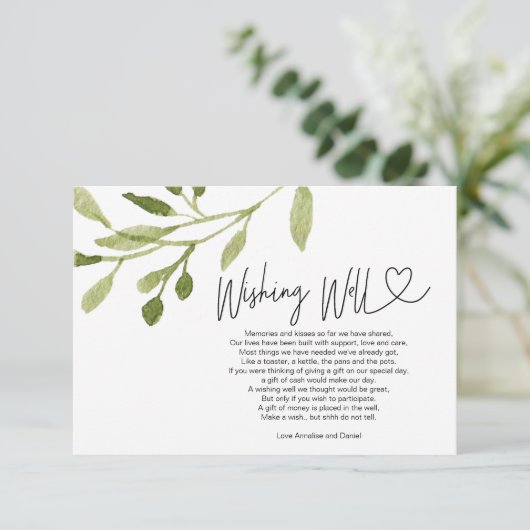 野結婚外の夏の結婚を願う エンクロージャーカード (スタンド正面)