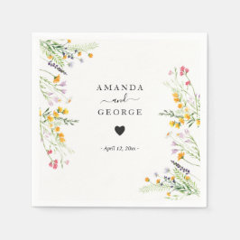 野結婚花のカクテル スタンダードカクテルナプキン