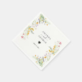 野結婚花のカクテル スタンダードカクテルナプキン (角)