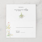 野結婚花座席表法 プレイスカード (外部開封)