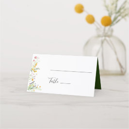 野結婚花座席表法 プレイスカード