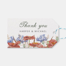 野結婚花感謝してい君 ギフトタグ