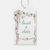 野結婚花素朴の野結婚野 ギフトタグ (正面)