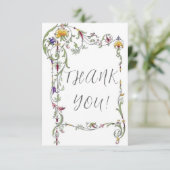 野結婚花素朴の野結婚野 サンキューカード (スタンド正面)