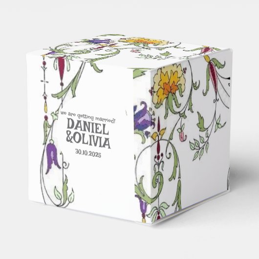 野結婚花素朴の野結婚野 フェイバーボックス (裏面サイド)