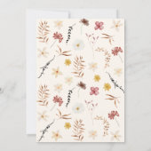 野結婚花素朴フローラ 招待状 (裏面)