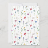 野結婚花素朴フローラ 招待状 (裏面)