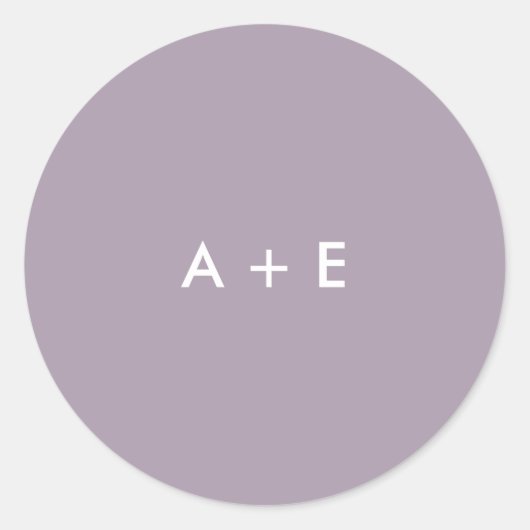 野結婚花 ラウンドシール (正面)