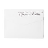 野結婚花 ラップアラウンドラベル (裏面)