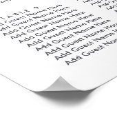 野結婚草座図 ポスター (角)