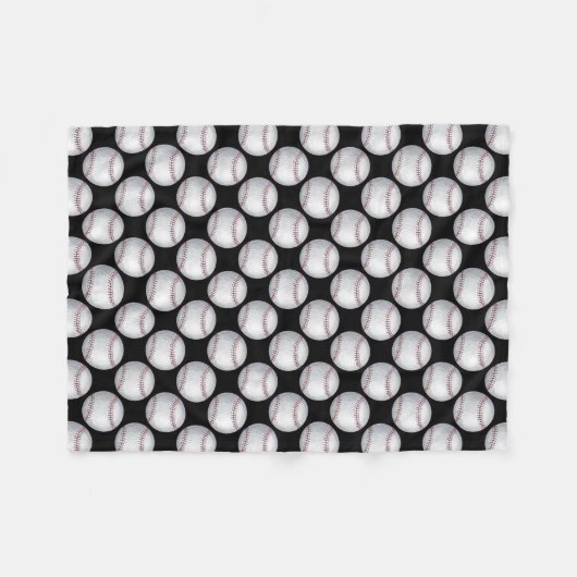 野絵を描球パターン フリースブランケット (正面(横))