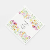 野縁ど花結婚草 スタンダードランチョンナプキン (角)