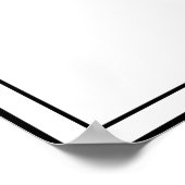 野良いヤギが外を見ている ポスター (角)