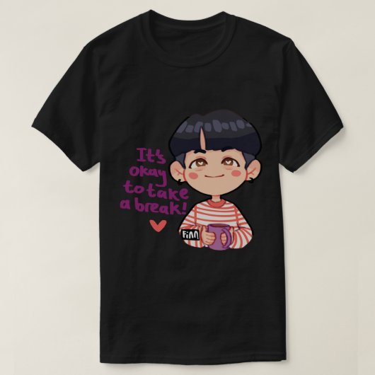 野良キッズセオChangbinポジティブステッカー Tシャツ (デザイン正面)