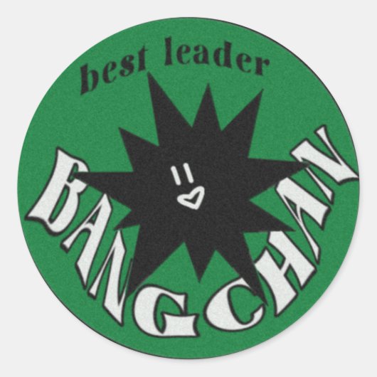 野良キッズ – バンチャン[ステッカー] ラウンドシール (正面)