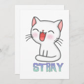 野良ゲーム – 野良猫 – 野良猫ゲーム!C 招待状 (正面/裏面)