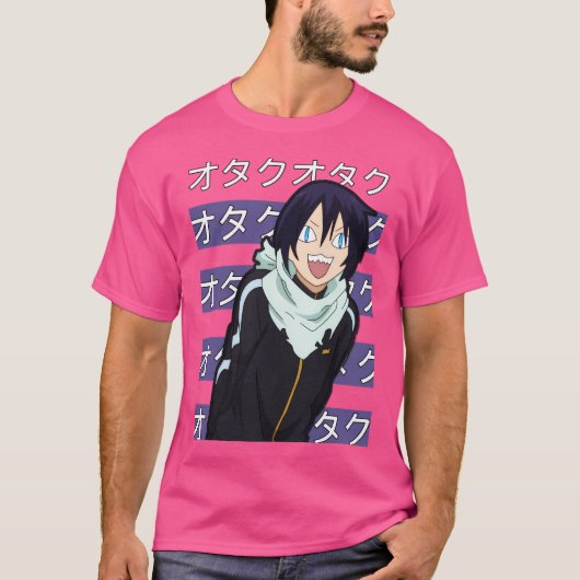 野良上矢人アニメ Tシャツ (正面)