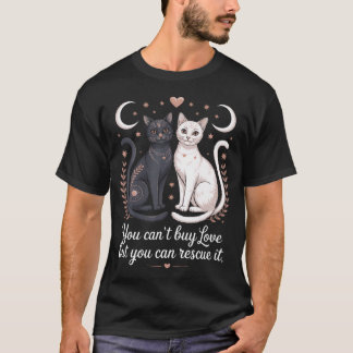野良子猫のためのキャットレスキュー名言 動物愛護 Tシャツ
