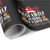 野良犬のクリスマスを家に持ち帰りそうだ ラッピングペーパー (ロールコーナー)