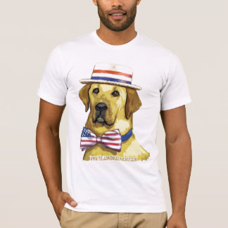 野良犬の民主党員のレトロのワイシャツ Tシャツ