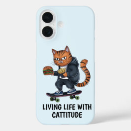 野良猫のスマホケース iPhone 16ケース