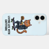 野良猫のスマホケース Case-Mate iPhoneケース (裏面 (横))