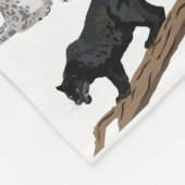 野良猫のパターン フリースブランケット (角)