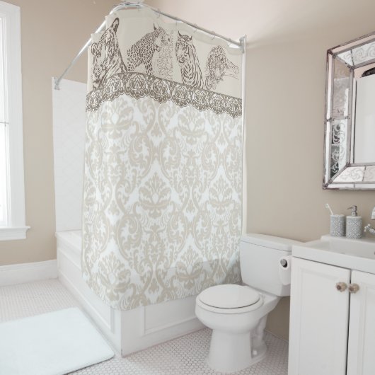 野良猫シャワーカーテン シャワーカーテン (インサイチュ)