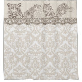 野良猫シャワーカーテン シャワーカーテン (正面)