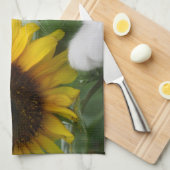 野良猫ニャン吉【ひまわり】 キッチンタオル (四つ折り)
