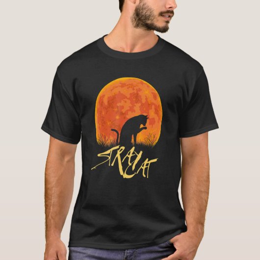 野良猫レスキュー 野良動物 Tシャツ (正面)