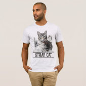野良猫 Tシャツ (正面フル)