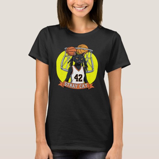 野良猫 Tシャツ (正面)