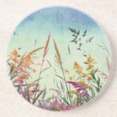 野花と星 コースター (正面)