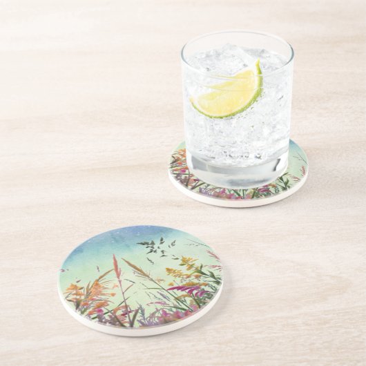 野花と星 コースター (側面)