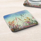 野花と星 コースター (左側)