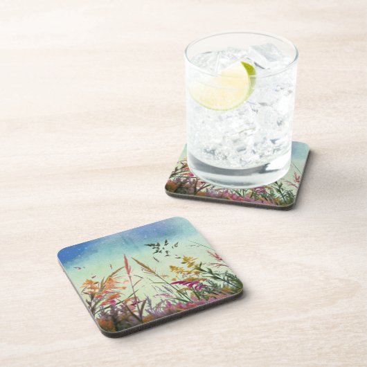 野花と星 コースター (右側)